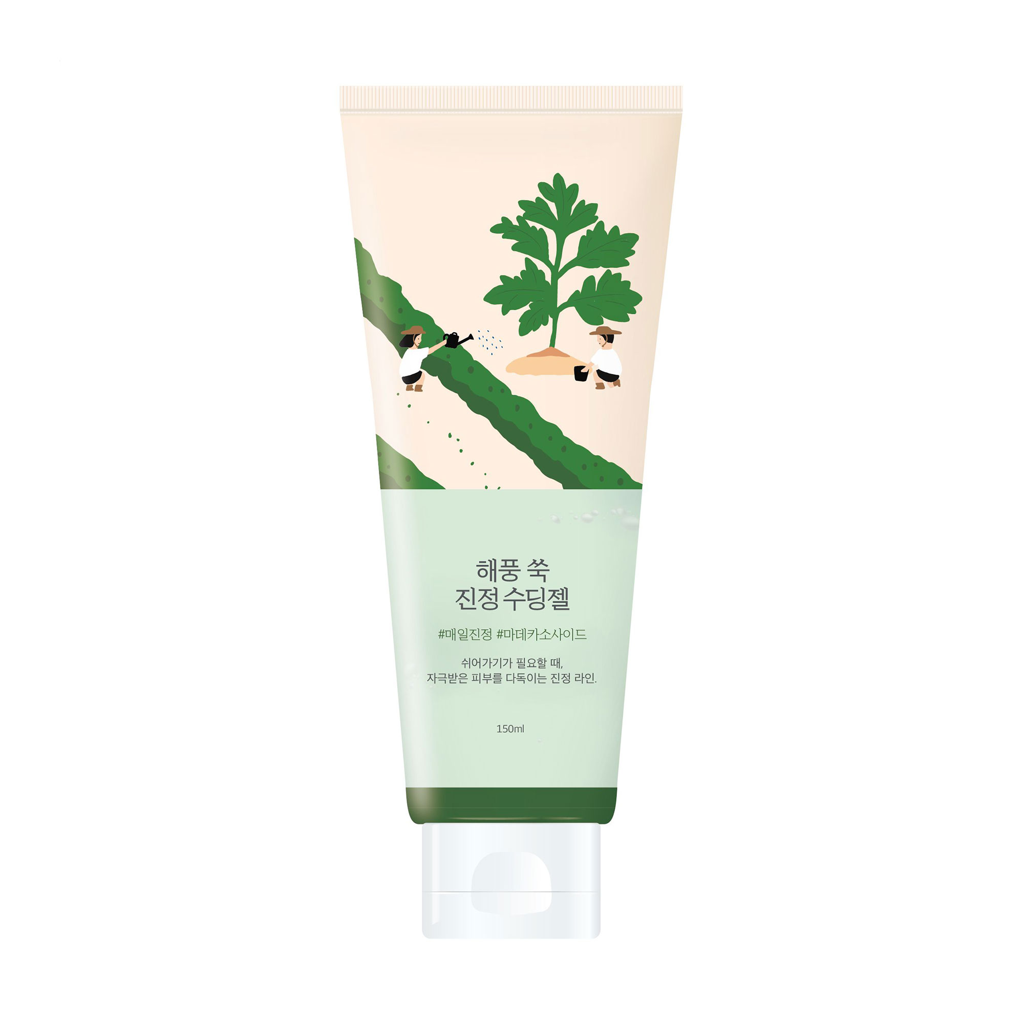 Заспокійливий гель для обличчя Round Lab Mugwort Calming Soothing Gel, 150 мл